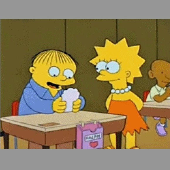 The Simpsons Valentine Card Season 4 Episode "I Love Lisa" Enamel Pin Set - Picture 10 of 14